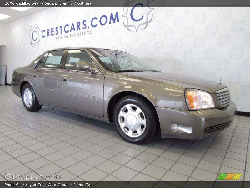 Sterling / Oatmeal 2000 Cadillac DeVille Sedan