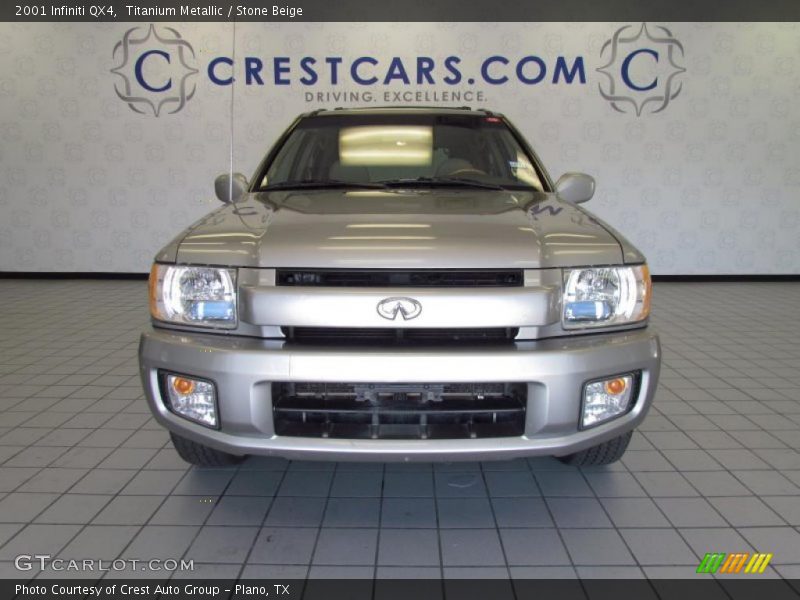 Titanium Metallic / Stone Beige 2001 Infiniti QX4