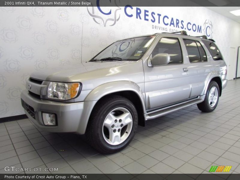 Titanium Metallic / Stone Beige 2001 Infiniti QX4