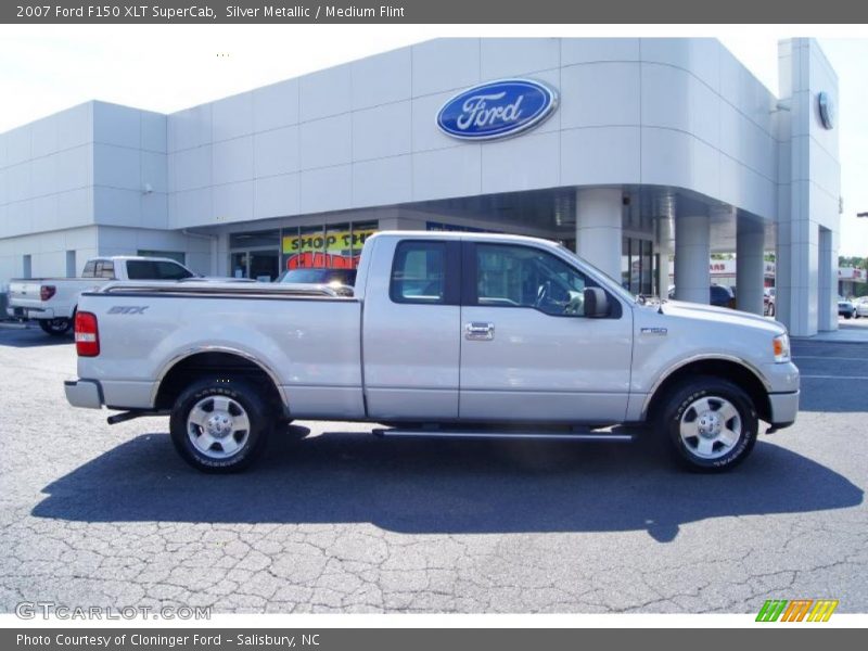 Silver Metallic / Medium Flint 2007 Ford F150 XLT SuperCab