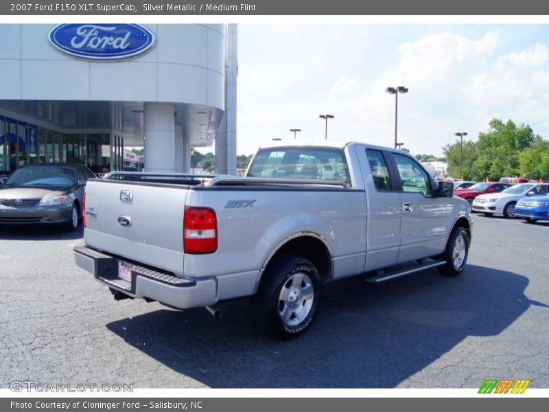 Silver Metallic / Medium Flint 2007 Ford F150 XLT SuperCab