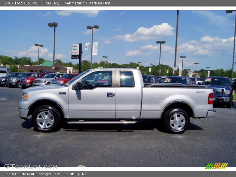 Silver Metallic / Medium Flint 2007 Ford F150 XLT SuperCab