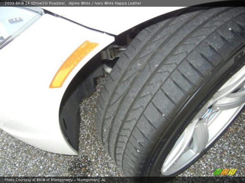 Alpine White / Ivory White Nappa Leather 2009 BMW Z4 sDrive30i Roadster
