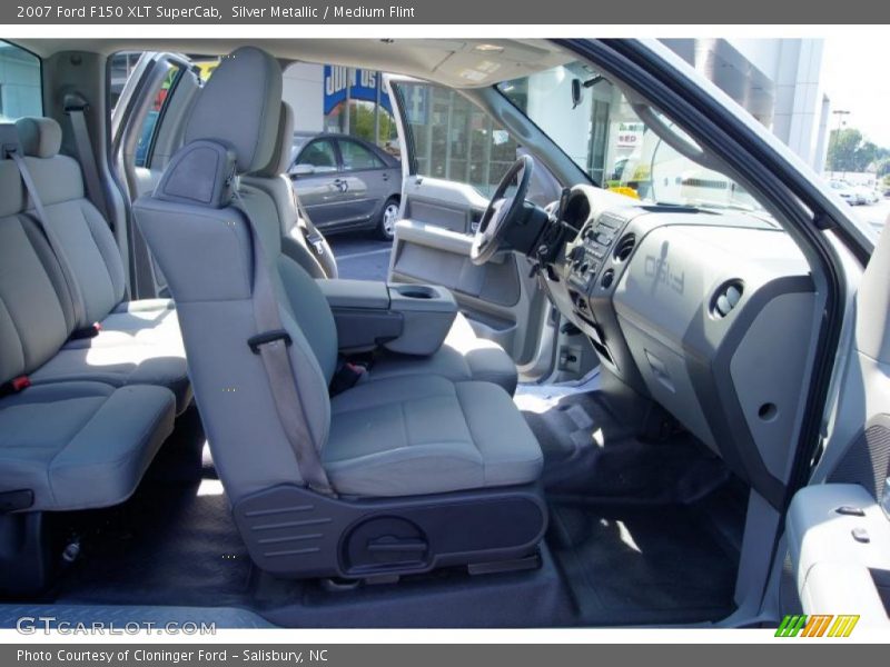 Silver Metallic / Medium Flint 2007 Ford F150 XLT SuperCab