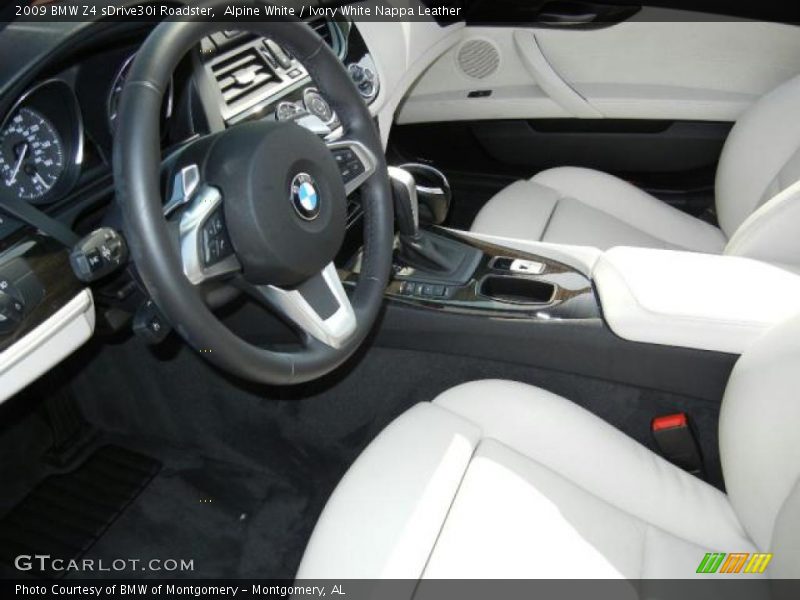  2009 Z4 sDrive30i Roadster Ivory White Nappa Leather Interior