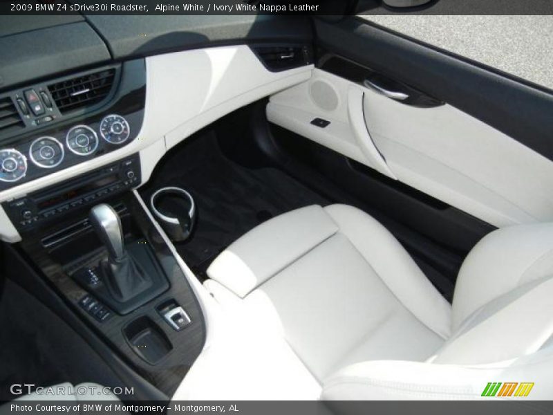 Alpine White / Ivory White Nappa Leather 2009 BMW Z4 sDrive30i Roadster