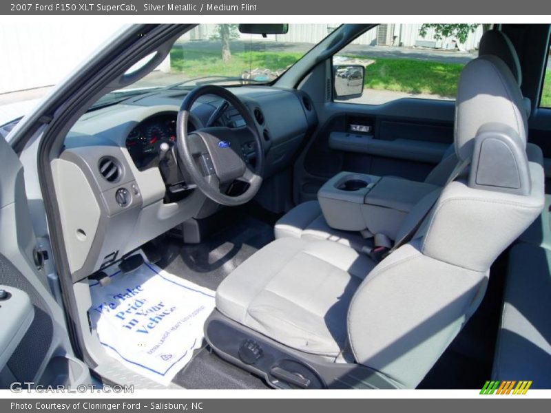 Silver Metallic / Medium Flint 2007 Ford F150 XLT SuperCab