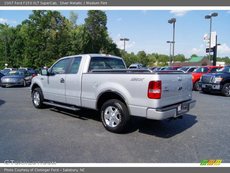 Silver Metallic / Medium Flint 2007 Ford F150 XLT SuperCab