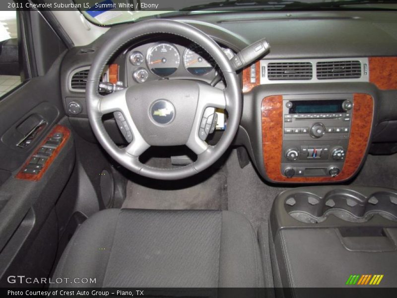 Summit White / Ebony 2011 Chevrolet Suburban LS