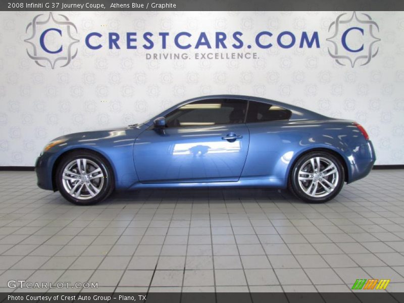 Athens Blue / Graphite 2008 Infiniti G 37 Journey Coupe