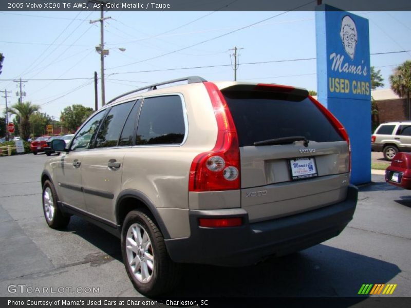 Ash Gold Metallic / Taupe 2005 Volvo XC90 T6 AWD