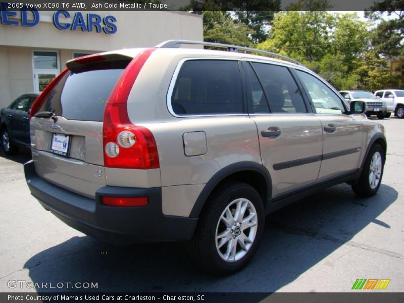 Ash Gold Metallic / Taupe 2005 Volvo XC90 T6 AWD