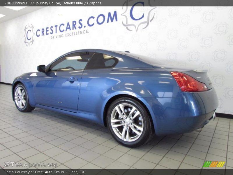 Athens Blue / Graphite 2008 Infiniti G 37 Journey Coupe