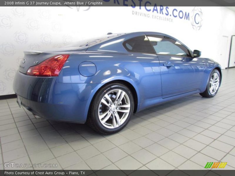 Athens Blue / Graphite 2008 Infiniti G 37 Journey Coupe