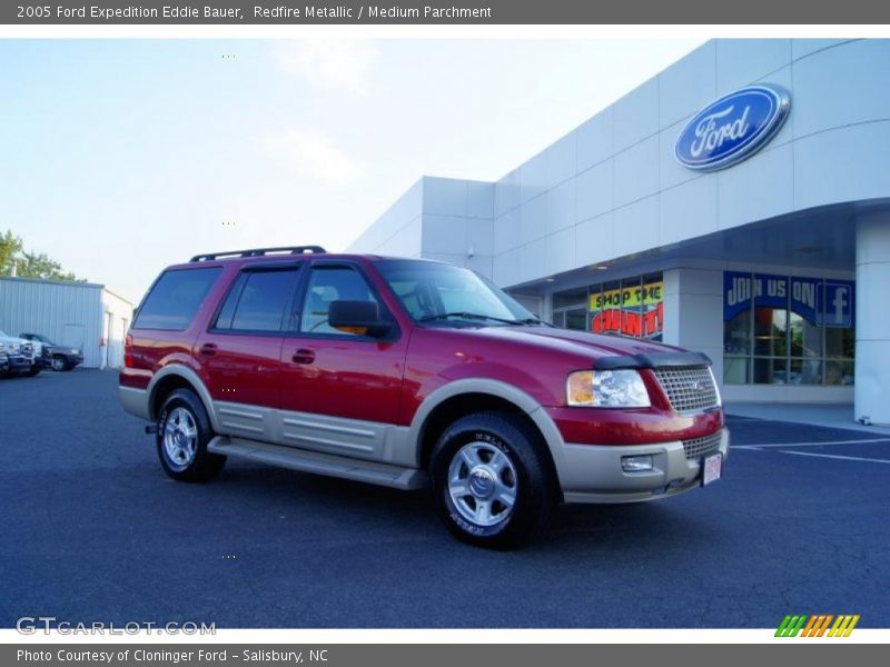 Redfire Metallic / Medium Parchment 2005 Ford Expedition Eddie Bauer