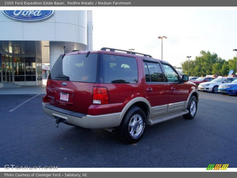 Redfire Metallic / Medium Parchment 2005 Ford Expedition Eddie Bauer