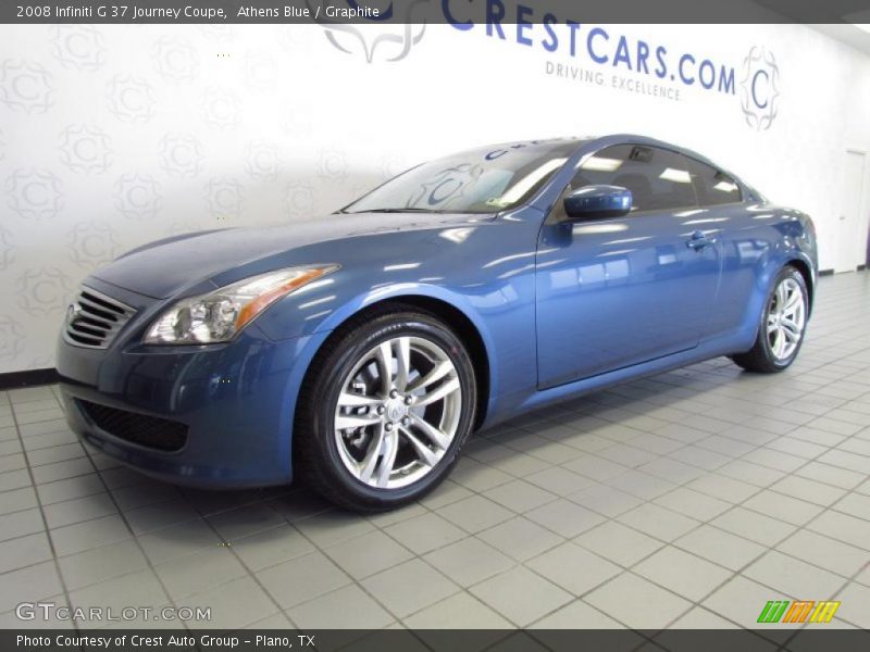 Athens Blue / Graphite 2008 Infiniti G 37 Journey Coupe