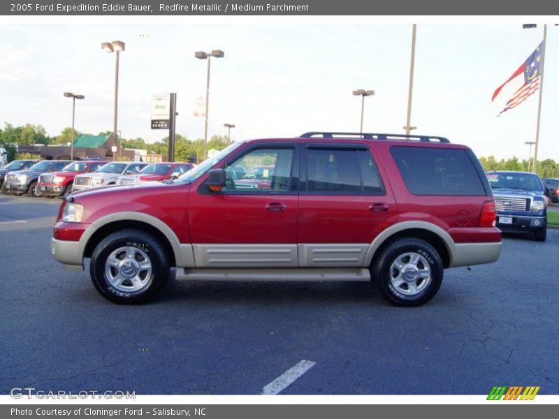 Redfire Metallic / Medium Parchment 2005 Ford Expedition Eddie Bauer