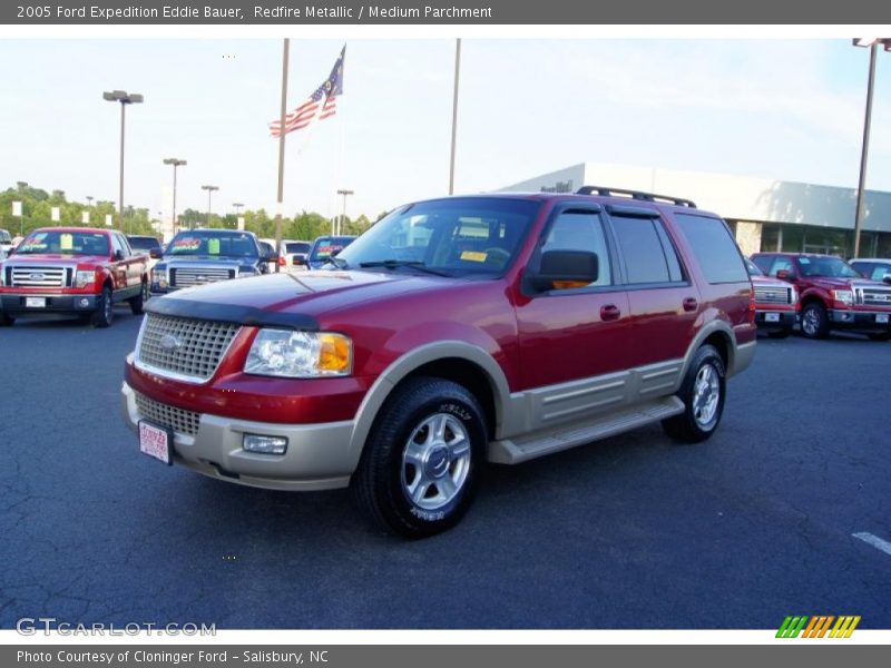 Redfire Metallic / Medium Parchment 2005 Ford Expedition Eddie Bauer
