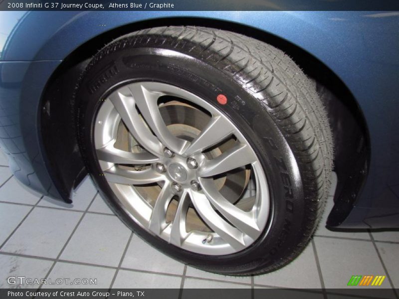 Athens Blue / Graphite 2008 Infiniti G 37 Journey Coupe