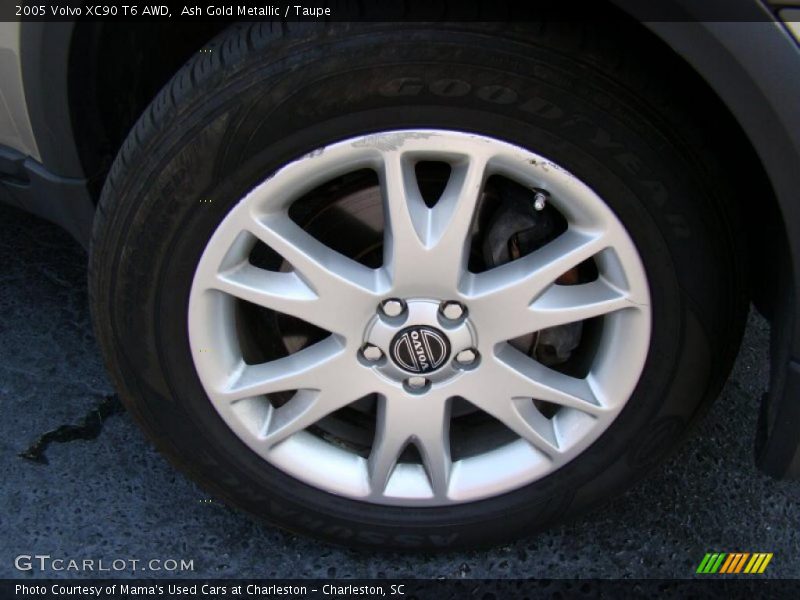 Ash Gold Metallic / Taupe 2005 Volvo XC90 T6 AWD