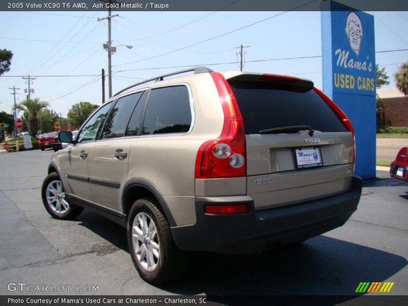 Ash Gold Metallic / Taupe 2005 Volvo XC90 T6 AWD