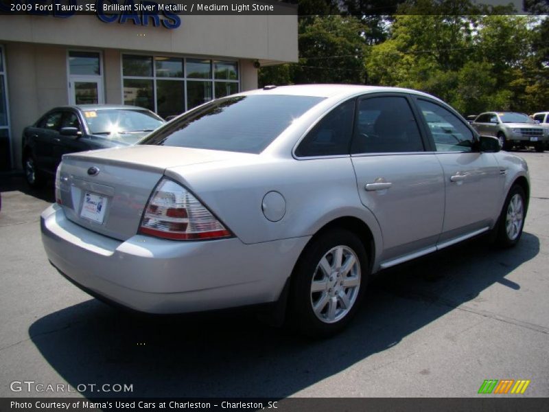 Brilliant Silver Metallic / Medium Light Stone 2009 Ford Taurus SE
