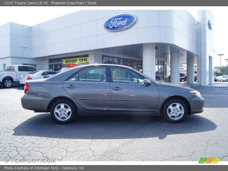 Phantom Gray Pearl / Stone 2003 Toyota Camry LE V6