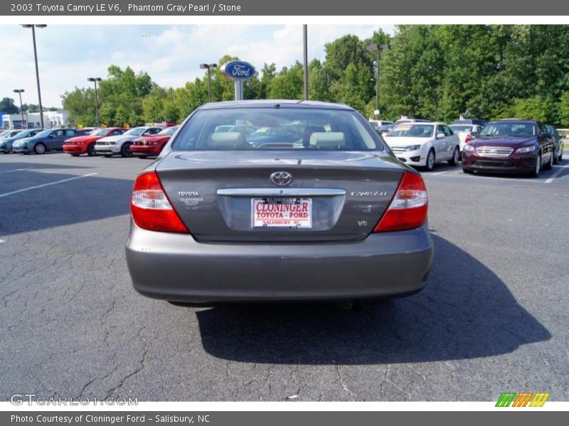 Phantom Gray Pearl / Stone 2003 Toyota Camry LE V6