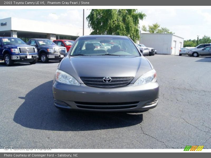 Phantom Gray Pearl / Stone 2003 Toyota Camry LE V6