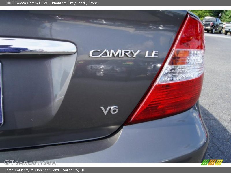 Phantom Gray Pearl / Stone 2003 Toyota Camry LE V6