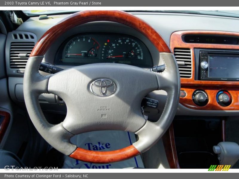 Phantom Gray Pearl / Stone 2003 Toyota Camry LE V6