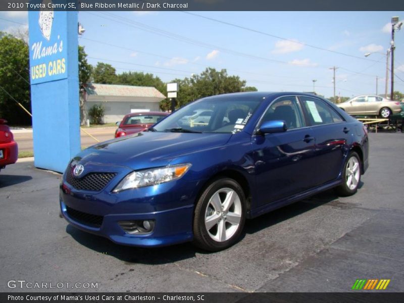 Blue Ribbon Metallic / Dark Charcoal 2010 Toyota Camry SE