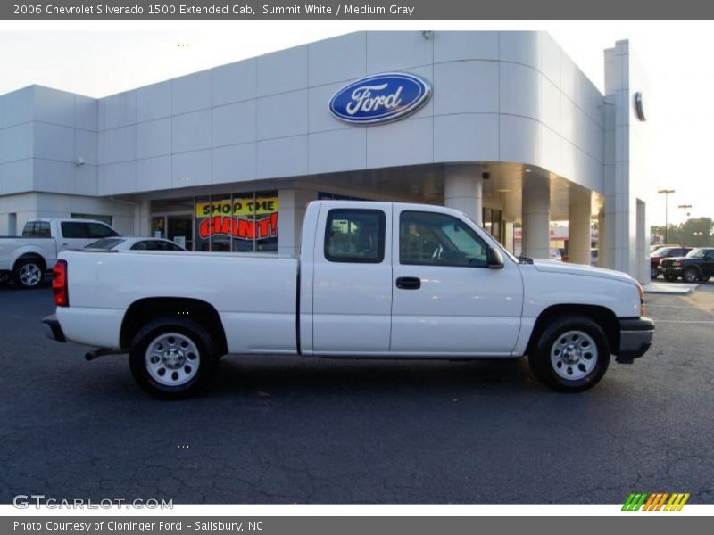 Summit White / Medium Gray 2006 Chevrolet Silverado 1500 Extended Cab