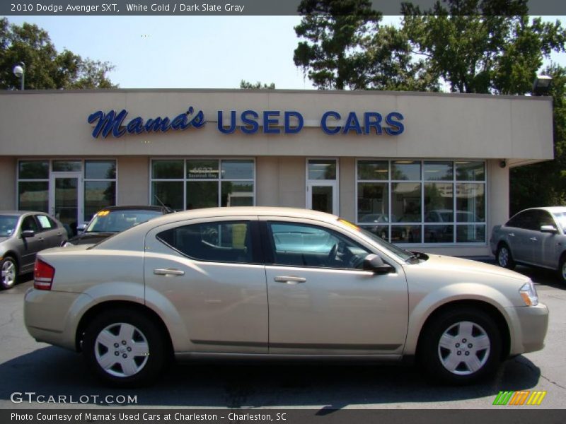 White Gold / Dark Slate Gray 2010 Dodge Avenger SXT
