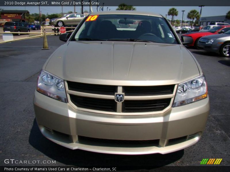 White Gold / Dark Slate Gray 2010 Dodge Avenger SXT
