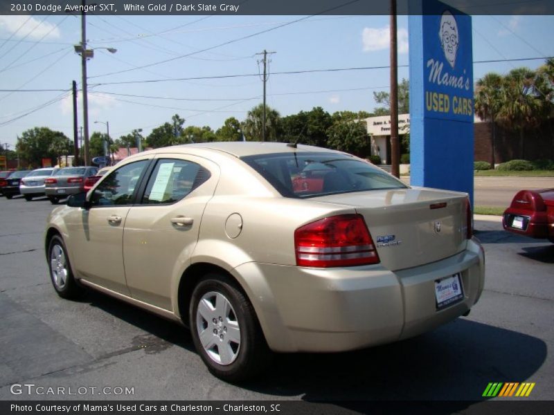 White Gold / Dark Slate Gray 2010 Dodge Avenger SXT