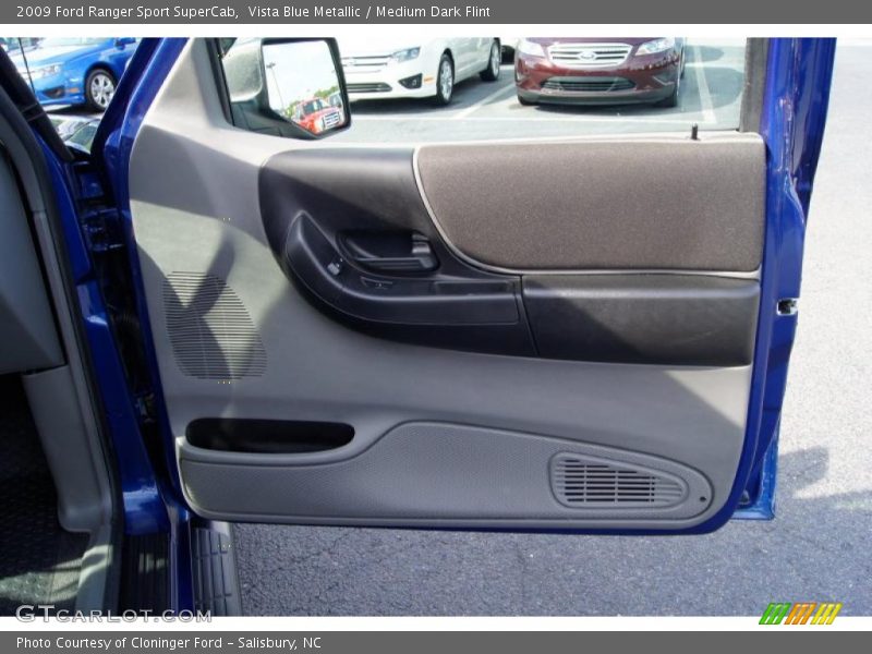 Vista Blue Metallic / Medium Dark Flint 2009 Ford Ranger Sport SuperCab