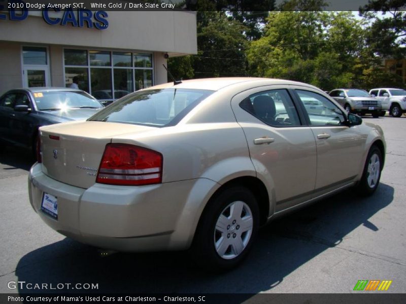 White Gold / Dark Slate Gray 2010 Dodge Avenger SXT
