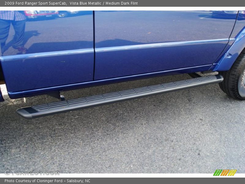 Vista Blue Metallic / Medium Dark Flint 2009 Ford Ranger Sport SuperCab