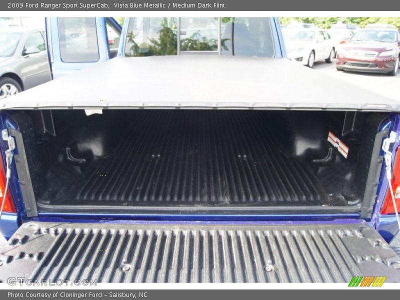 Vista Blue Metallic / Medium Dark Flint 2009 Ford Ranger Sport SuperCab