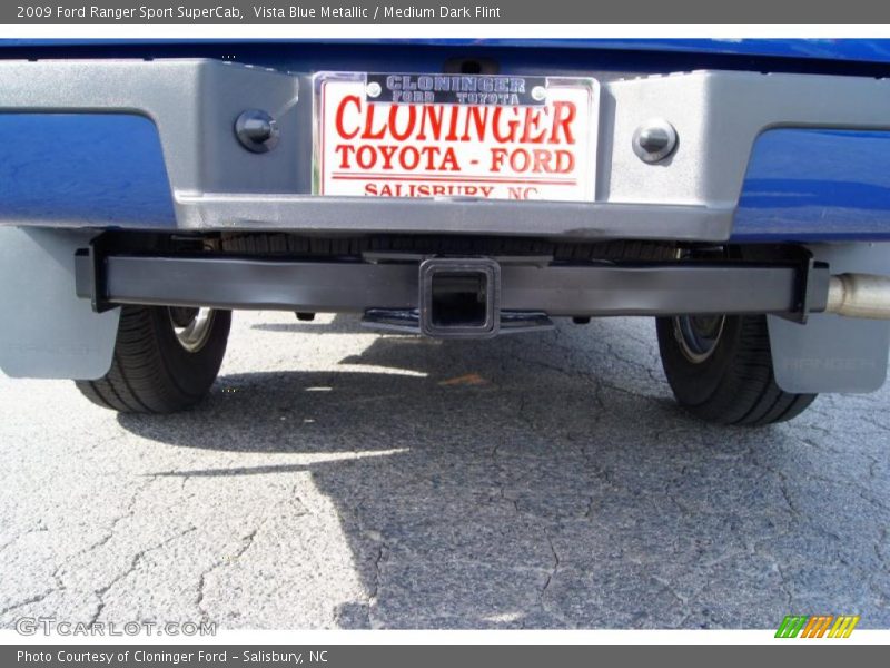 Vista Blue Metallic / Medium Dark Flint 2009 Ford Ranger Sport SuperCab