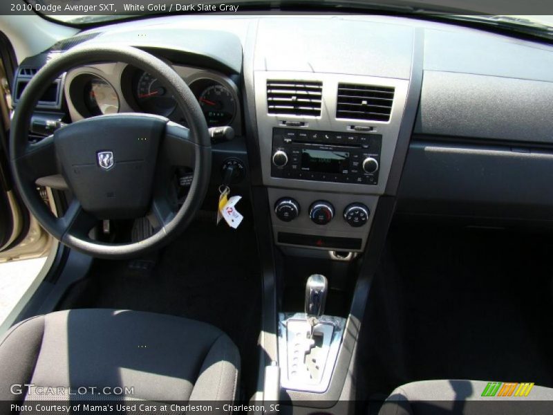 White Gold / Dark Slate Gray 2010 Dodge Avenger SXT