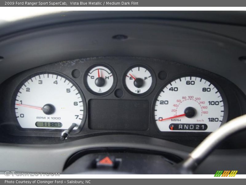  2009 Ranger Sport SuperCab Sport SuperCab Gauges
