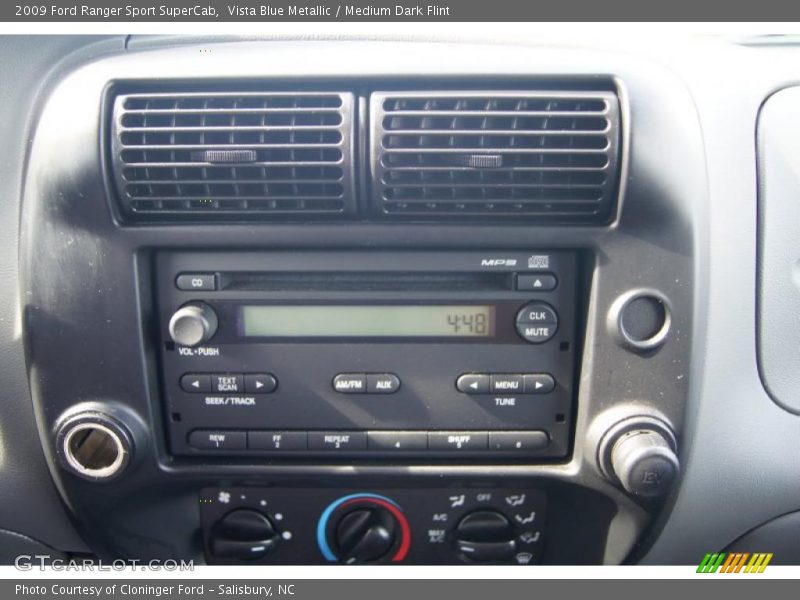 Audio System of 2009 Ranger Sport SuperCab