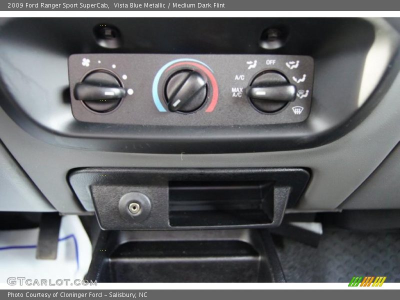 Controls of 2009 Ranger Sport SuperCab
