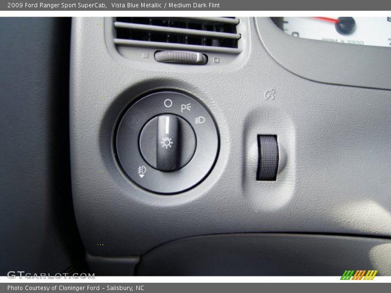 Controls of 2009 Ranger Sport SuperCab