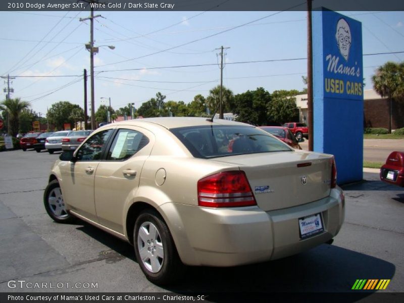 White Gold / Dark Slate Gray 2010 Dodge Avenger SXT