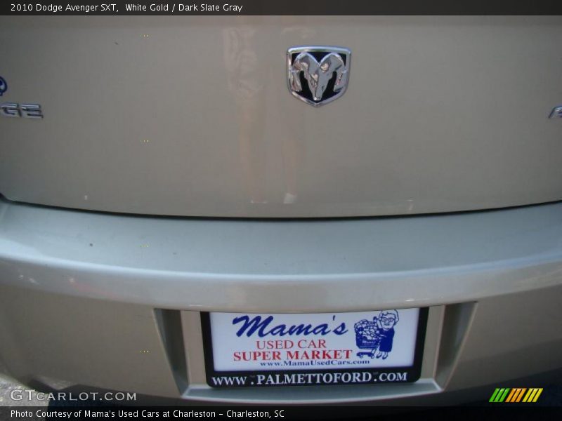 White Gold / Dark Slate Gray 2010 Dodge Avenger SXT