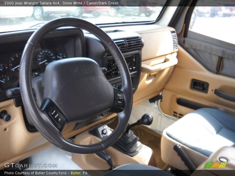  2000 Wrangler Sahara 4x4 Camel/Dark Green Interior